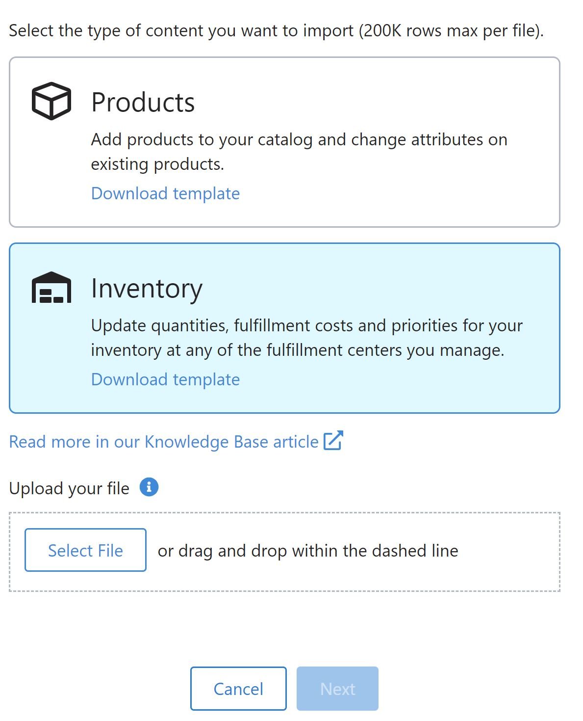 Inventory import and upload process - How to update your Product ...